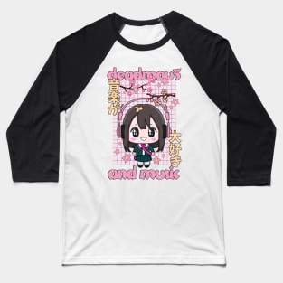 deadmau5 anime and music Baseball T-Shirt